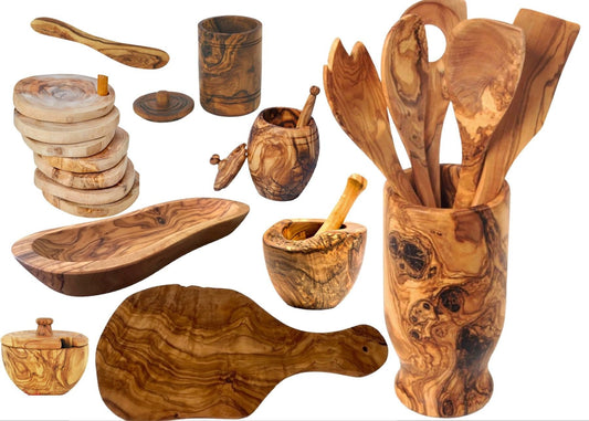The Heart of the Home: The Mediterranean Olive Wood Ultimate Kitchen Collection